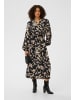 Kaffe Kleid KAulla A-shape in Black Gray Graphic