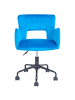 Beliani Bürostuhl SANILAC II in Blau - (W) 62 x (H) 71 x (L) 62 cm