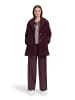 BETTY & CO Outdoorjacke mit Reverskragen in Dark Aubergine