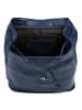 Cluty Rucksack echt Leder in blau