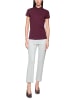 MARC CAIN ADDITIONS  Stehkragen-Shirt aus Baumwollstretch in Winetasting
