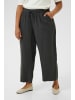 KAFFE curve Casual Hose KCmille Loose fit in Black Oyster