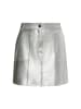 faina Damen Lederrock in Silber