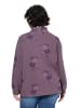 Ulla Popken Sweatshirt in dunkle beere