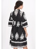 faina Women Dress in black beige