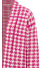 caneva Damen Sweater in WOLLWEISS LILA KARIERT
