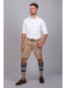 Edelnice Kurze Wildbock Lederhose Adam in natur