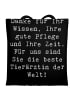 Mr. & Mrs. Panda Stoffbeutel Spruch Beste Tierärztin mit Spruch in Schwarz
