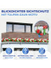 Maximex Balkon-Sichtschutz mit Tulpen-Motiv, 5 m in Mehrfarbig