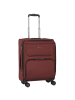 Stratic Bendigo Light + 4 Rollen Kabinentrolley 54 cm mit Dehnfalte redwine