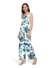 Vera Mont Jumpsuit mit Raffung in Green/White