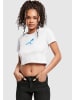 Mister Tee Mister Tee Cropped T-Shirts in white
