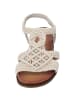 Palado Riemchensandalen Fathana in Cremeweiß
