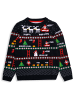 Threadboys Pullover Xmas Jumper Level in Black