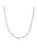 Valero Pearls Perlen-Kette aus Sterling Silber mit Süßwasser-Zuchtperle in weiß