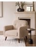Beliani Sessel ETTRUM in Beige/Braun - (W) 87 x (H) 87 x (L) 84 cm