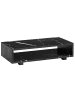 KADIMA DESIGN Couchtisch 100x50x25 cm Sofatisch in Marmor-Optik Modern, in Schwarz