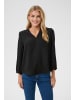 Kaffe Langarm-Bluse KAellen Regular fit in Black Deep CC