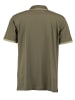 OS-Trachten Poloshirt Sonky in khaki/schlamm