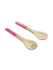 Butlers Salatbesteck 2-tlg. BAMBOO in Pink