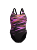 Speedo Hyperboom Placement Badeanzug in schwarz