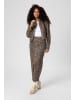 Kaffe Rock KAleondra Regular fit in Feather Gray / Black Animal