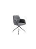 byLiving 2er-Set: Esszimmerstuhl MEMPHIS in Grau/Schwarz - (B) 62 x (H) 96 x (T) 60 cm