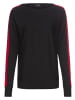 Laura Scott Strickpullover in schwarz-dunkelrot