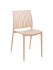 Beliani 4er-Set Gartenstuhl ILLUMANI in Beige
