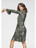 Laura Scott Jerseykleid in grün-geblümt