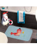 Mr. & Mrs. Panda Badteppich Hummer Weizen ohne Spruch in Blau Pastell