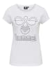 Hummel Hummel T-Shirt Hmlsenga Damen Atmungsaktiv in WHITE