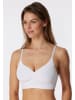 Schiesser Bustier mit Pads in Weiss