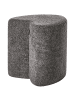 Beliani Pouf SCOTIA in Grau - (W) 40 x (H) 44 x (L) 33 cm