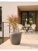 Beliani Outdoor Blumentopf MYCENA in Grau - (W) 56 x (H) 51 x (L) 56 cm