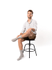 Occulto 1er Pack Kurze Trachtensocken Enzian in Grau