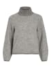 Vila Strickpullover in Medium Grey Melange