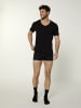 Nur Die  T-Shirt Cotton Active Unterhemd in Schwarz