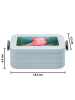 Mr. & Mrs. Panda Bento Box Axolotl Glücklich Design ohne Spruch in Blau Pastell