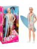 Mattel Barbie THE Movie Puppe Ken Surfbrett Turnschuhen beweglich blond 3+ HPJ97