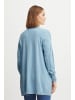 b. young BYMMPIMBAH LONG CARDIGAN - KNIT Loose fit in Blue Bell Melange