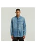 G-Star Raw Langarmhemd in antique blue kyanite
