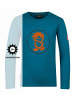 Trollkids Longsleeve "Troll" in Dunkelblau/Zimt