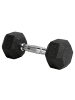 relaxdays 2 x Hanteln in Schwarz/ Silber - 8 kg