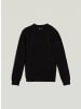Structure Knit Pullover dk black