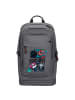 BAAGL 3-tlg. Set: Schulrucksack Cubic in Grau Fortnite Squad