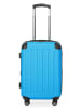 Hauptstadtkoffer Spree - Koffer Flugzeug Trolley Handgepäck Hartschale TSA 42L in Cyanblau