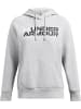 Under Armour Hoodie "Rival Fleece Wordmark Hoodie" in Grau