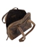 Greenburry Vintage Schultertasche Leder 35 cm in brown