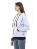 Baldinini Trend Lila Baumwolle Damen Pullover mit verstellbar Kapuze